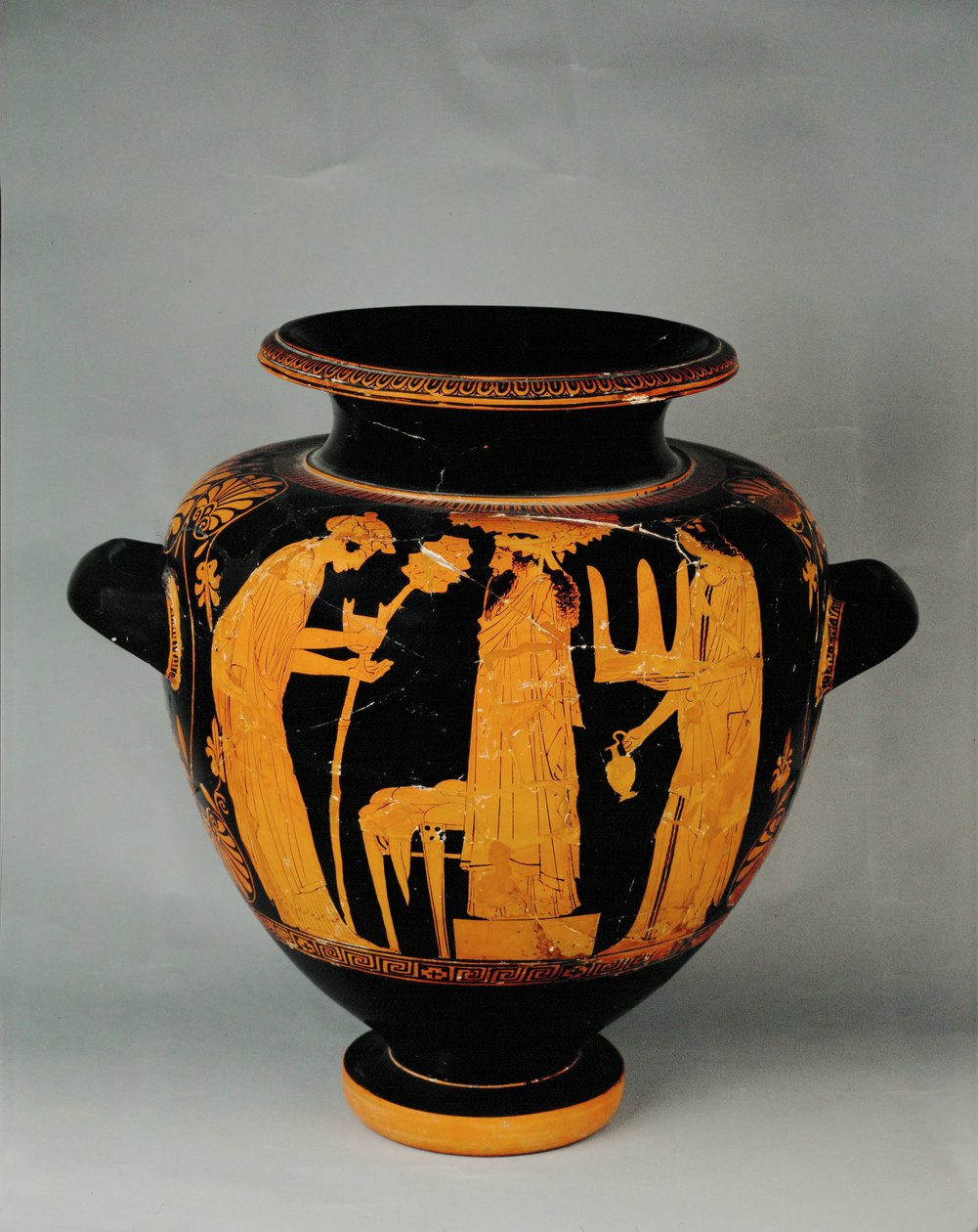 Dionysos Festival with Two Women Acolytes by Painter Eupolis