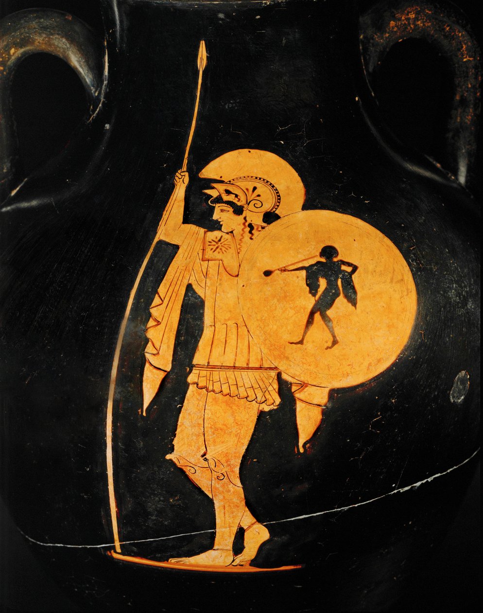 Warrior in Arms and Armour (terracotta) by Painter Flying Angel