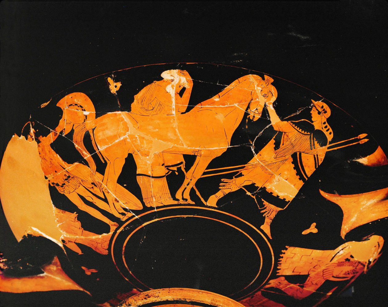 Departure of a Warrior by Painter Pistoxenos