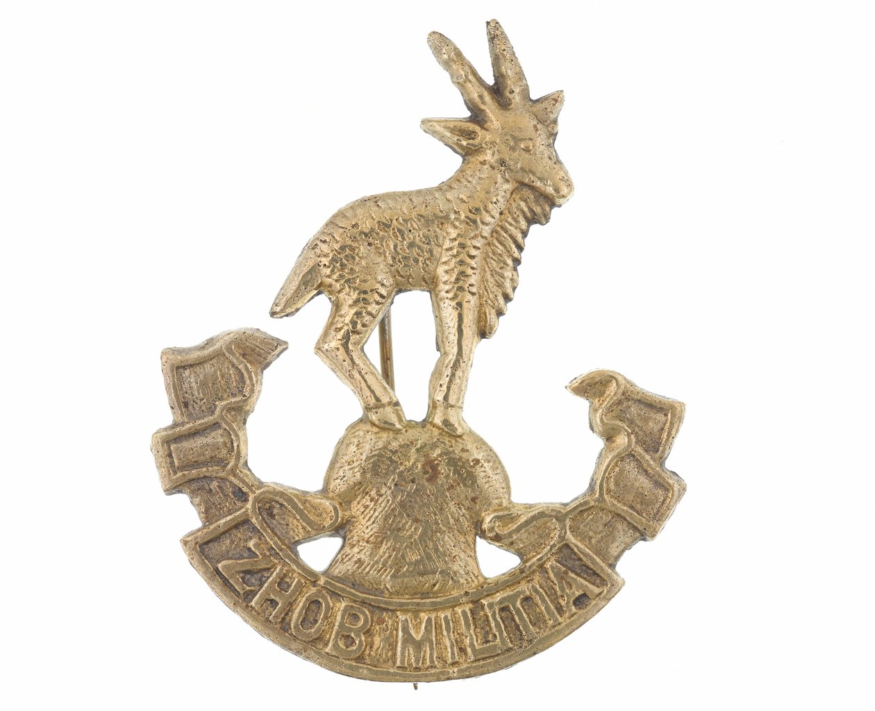 Cap Badge, Zhob Militia by Pakistani School