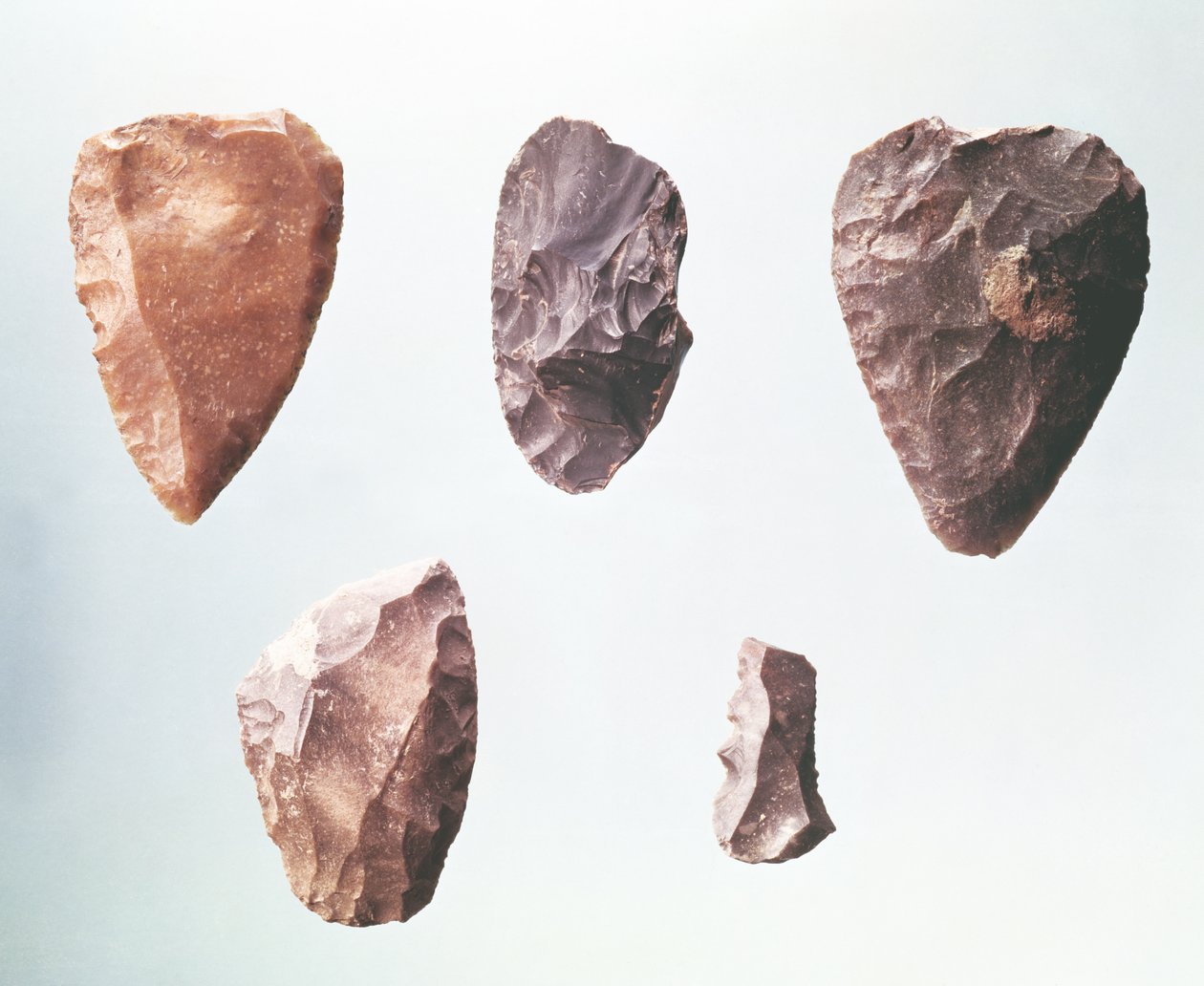 Prehistoric Stone Tools from the Grotte de Placard, 80000-35000 BC by Paleolithic