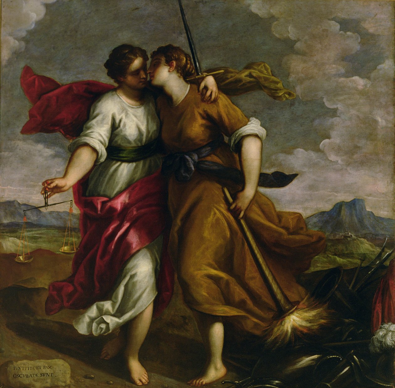 Justice and Peace by Palma Il Giovane