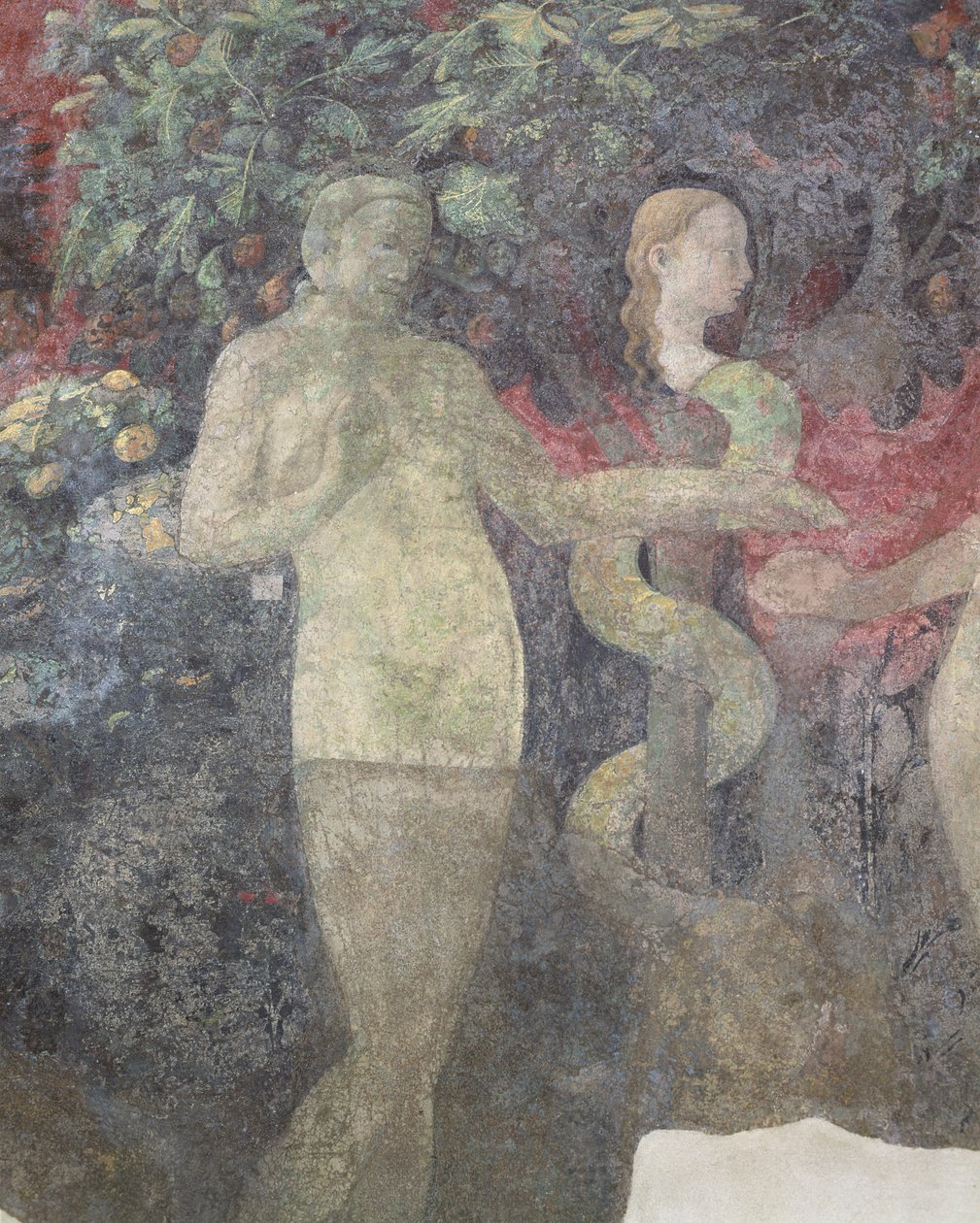 Creation of Eve and original sin, Green Cloister, 1432-36 by Paolo Uccello