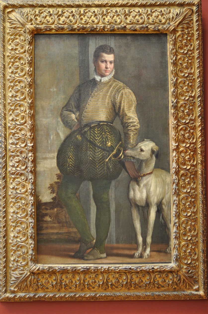 Boy with a Greyhound by Paolo Veronese