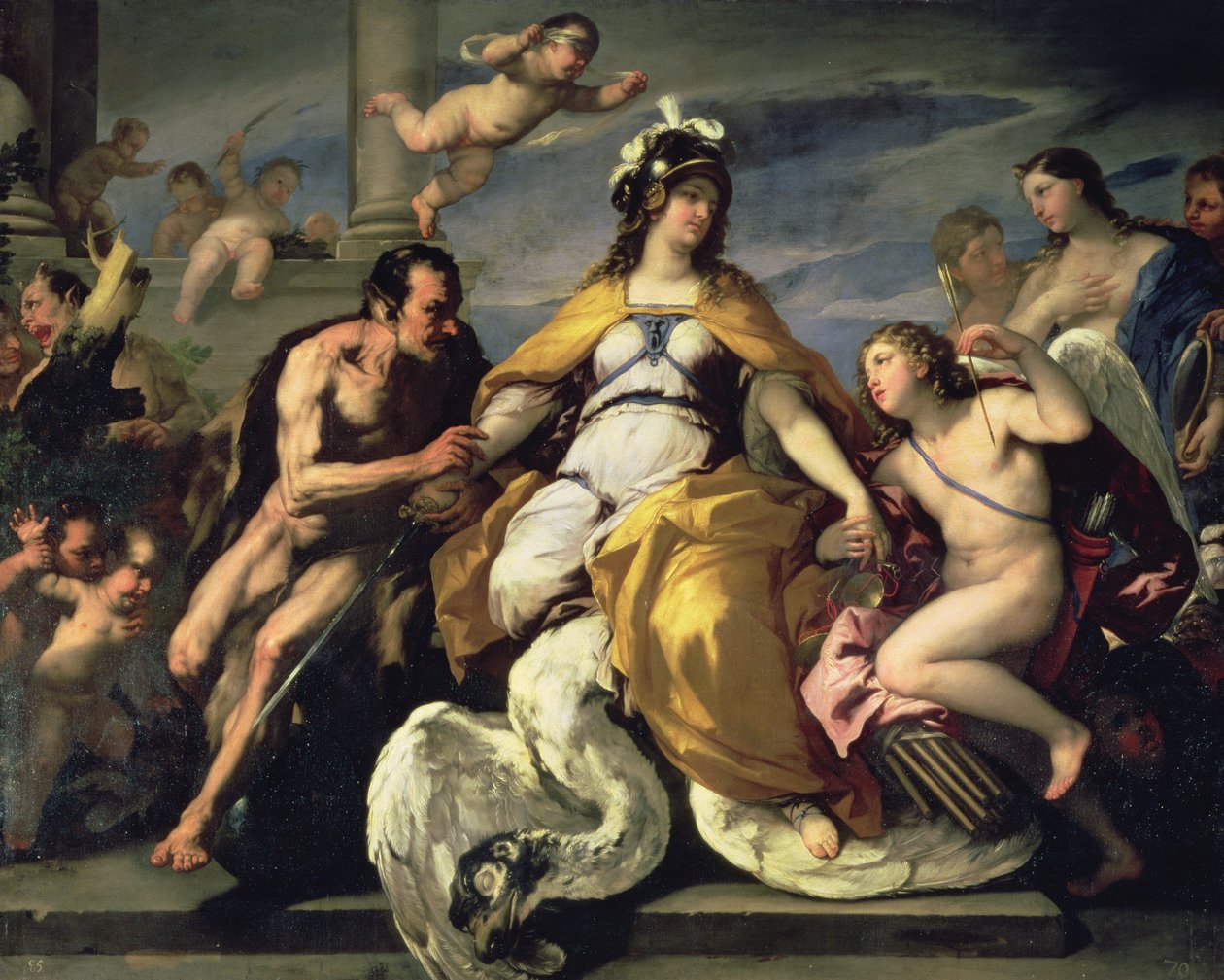 Love and the Vices Disarm Judgement by Paolo di Matteis