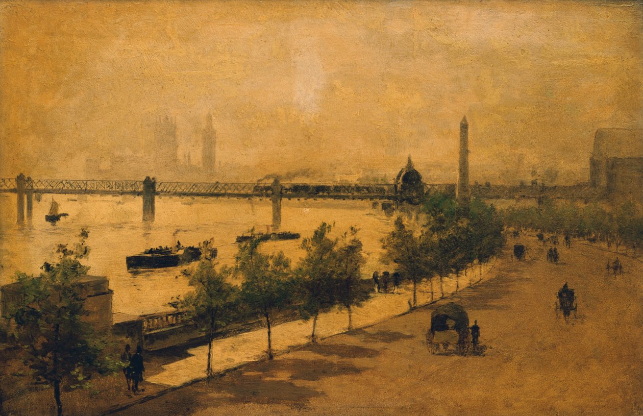 The Thames Embankment, London by Paolo Sala