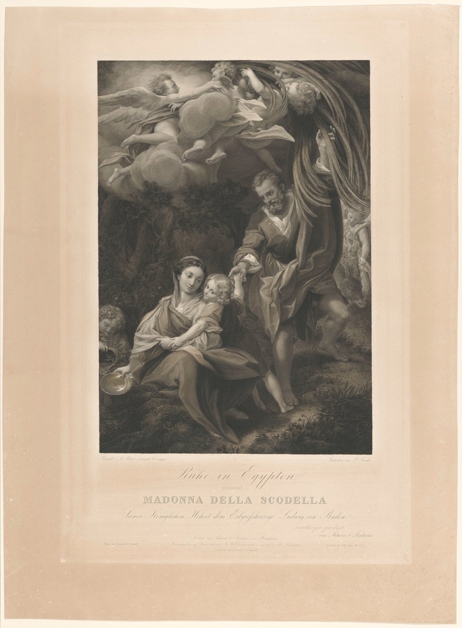 Rest on the Flight into Egypt by Paolo Toschi
