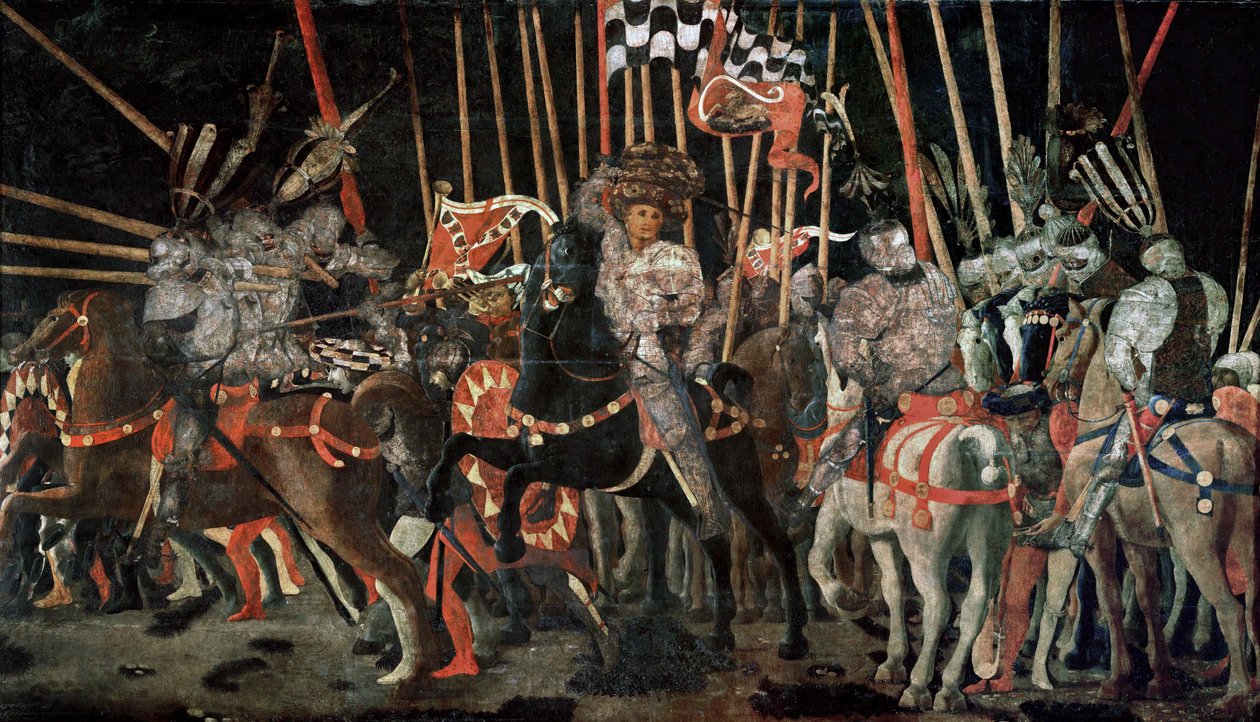 The Battle of San Romano by Paolo Uccello