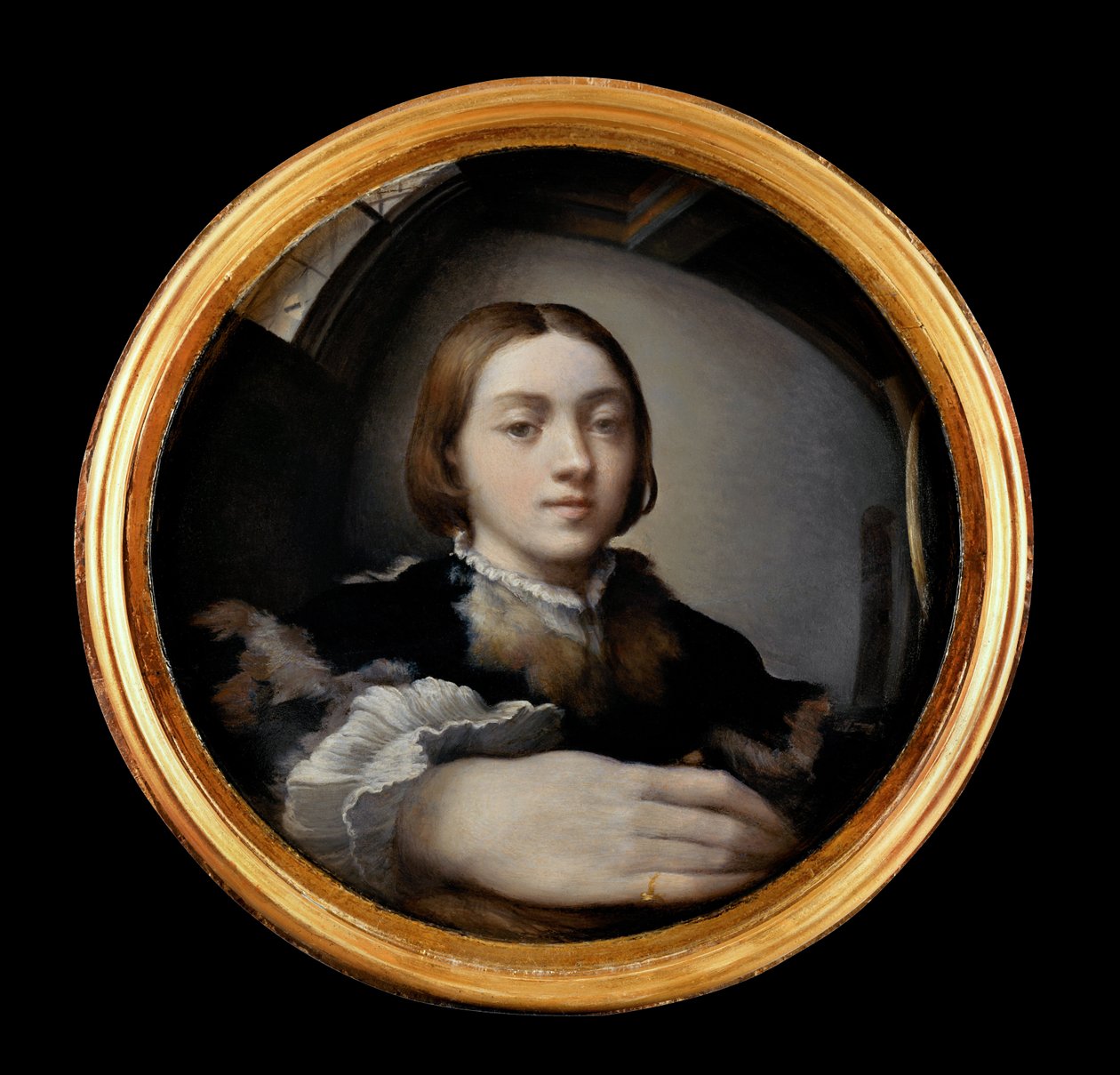 Self Portrait at the Mirror by Parmigianino