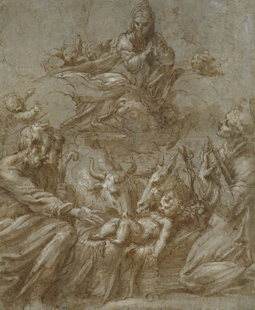 The Nativity of Christ by Parmigianino