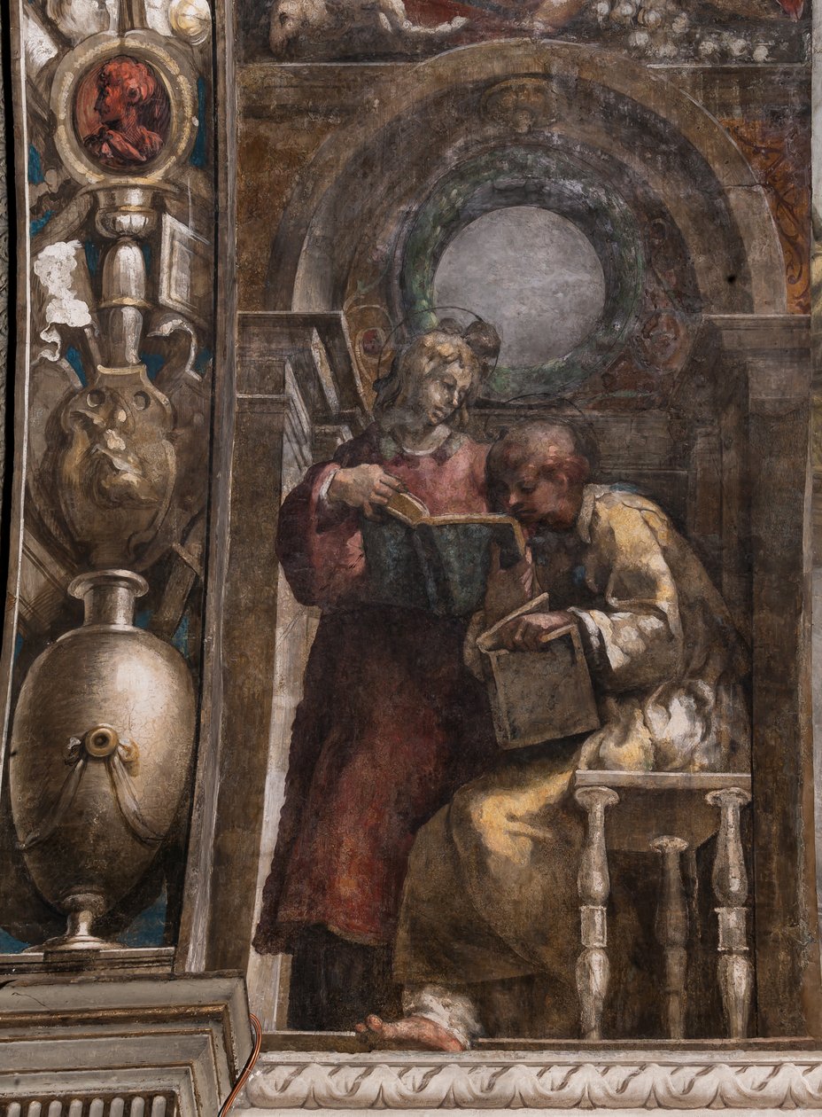 St Stephen and St Lawrence, c.1523 by Parmigianino