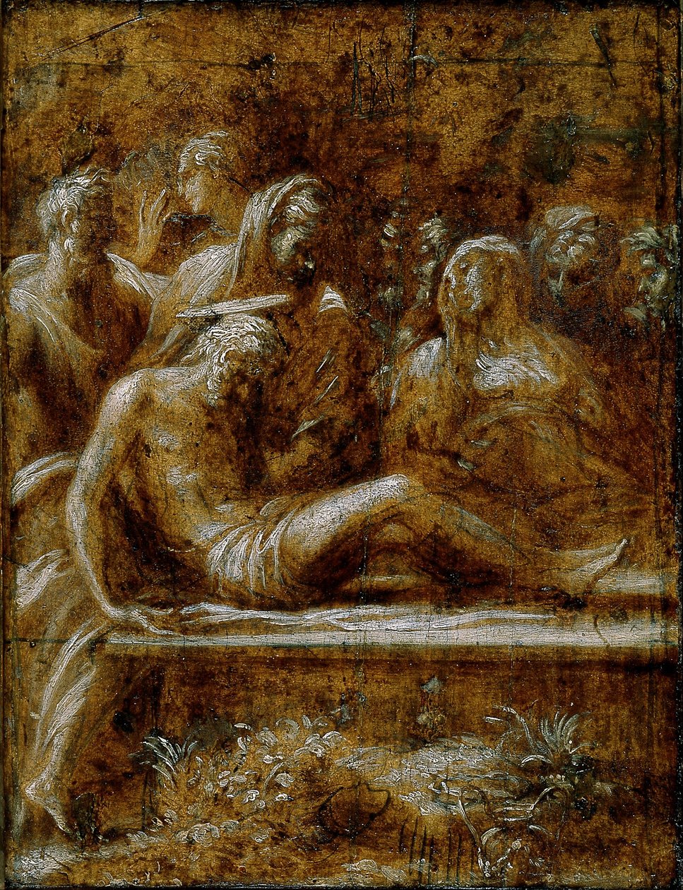 The Entombment of Christ by Parmigianino