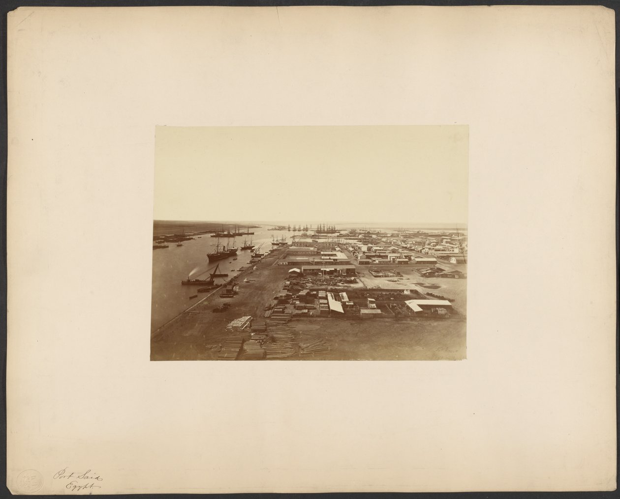 Port Said, Egypt by Pascal Sébah
