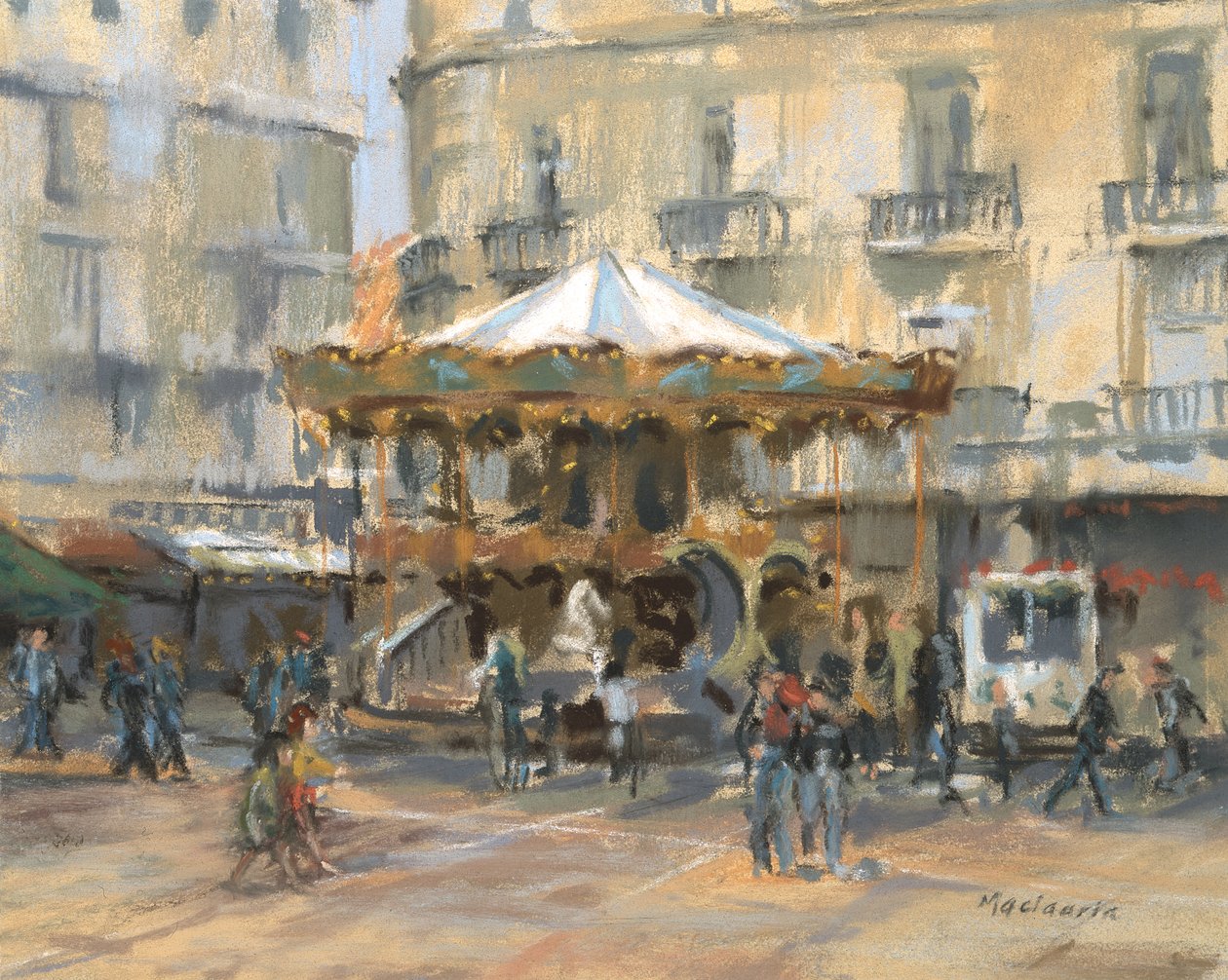 Little Carousel, Montpellier by Pat Maclaurin