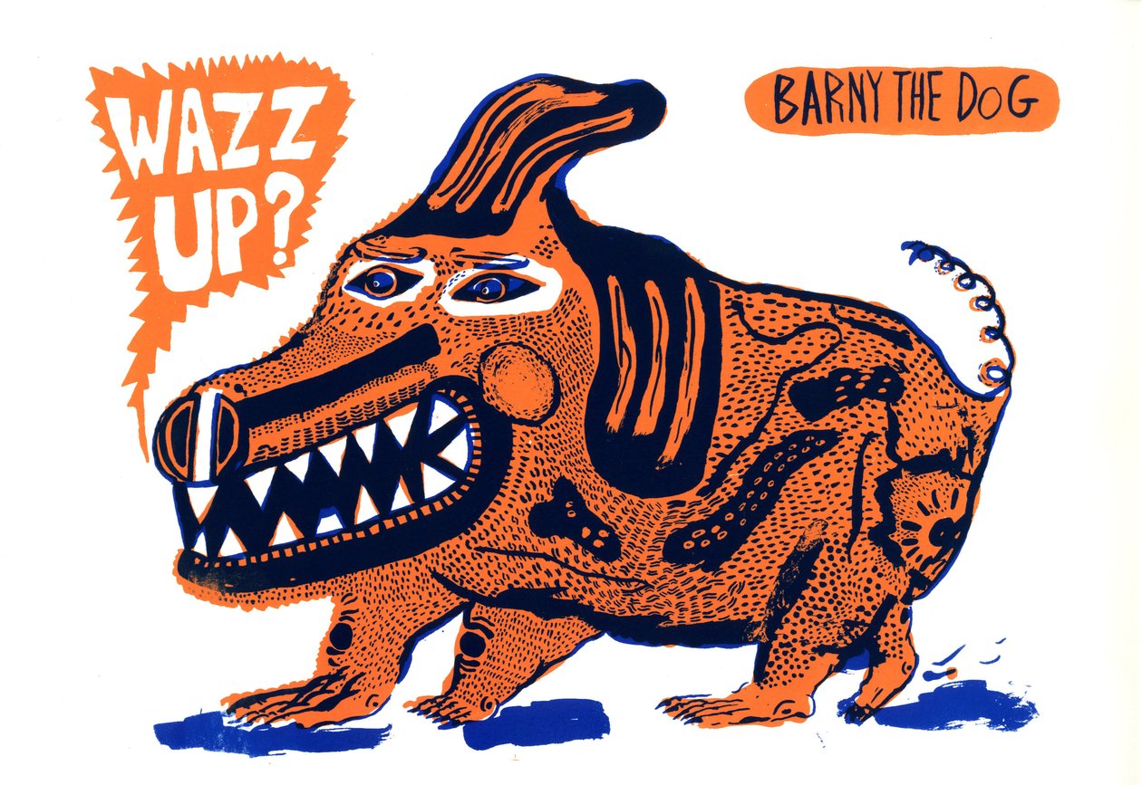 Wazz up?, 2014 by Pat Macdonald