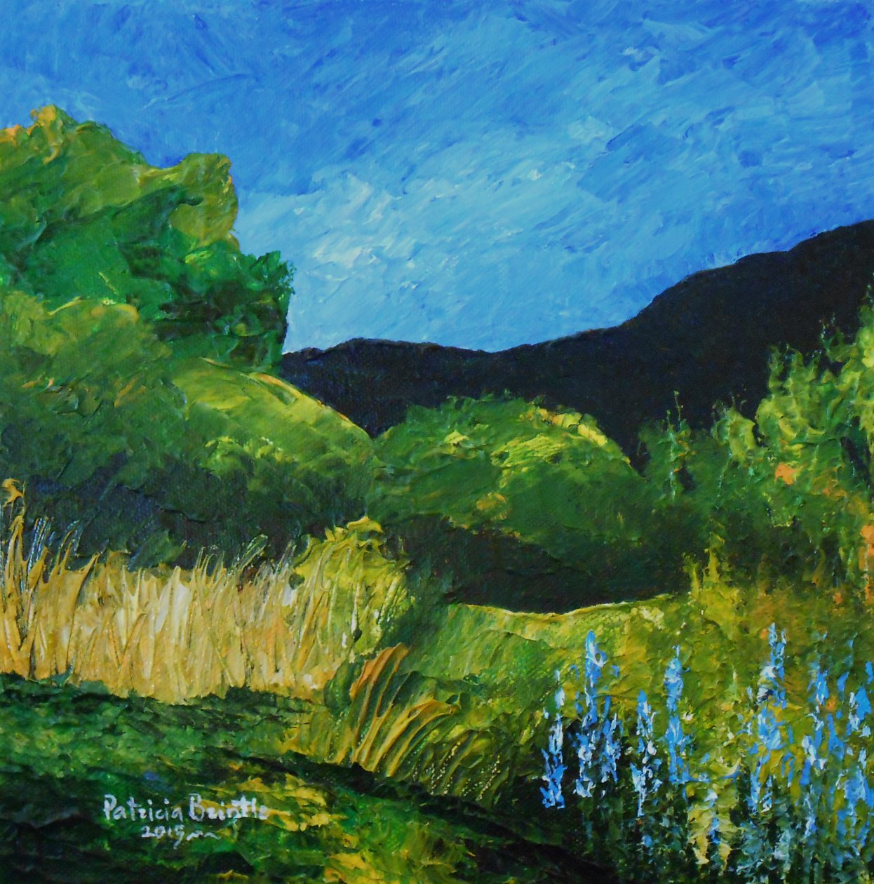 Blue Lupines by Patricia Brintle