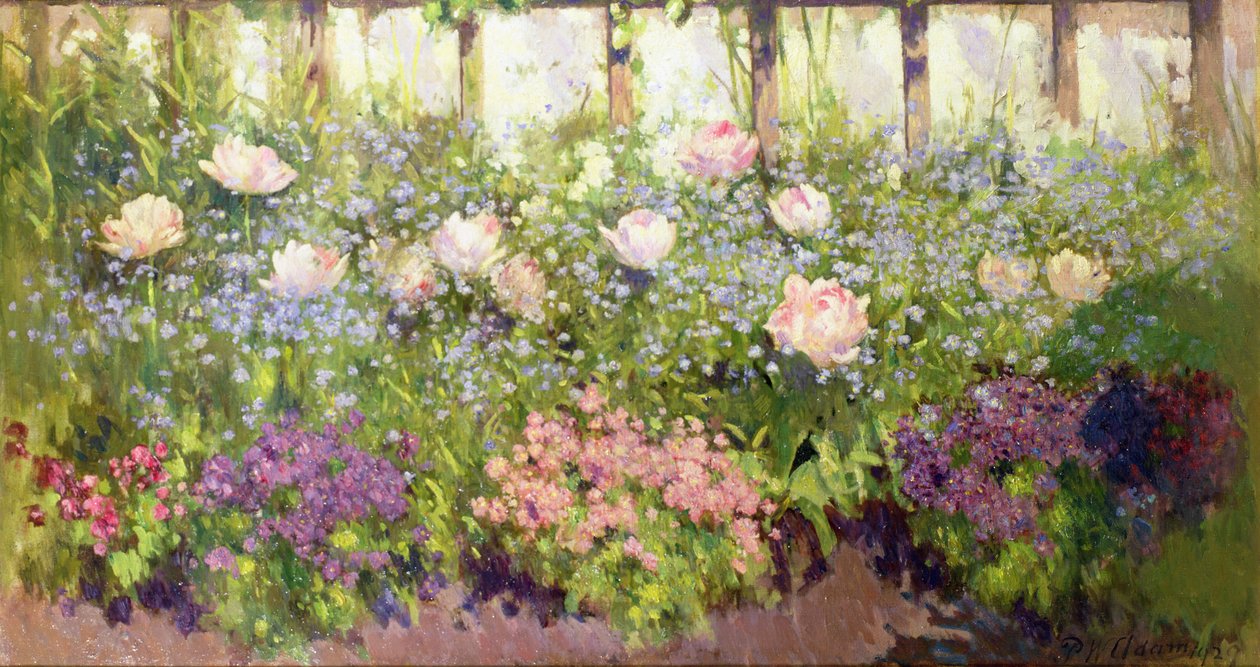 Flower Border by Patrick William Adam
