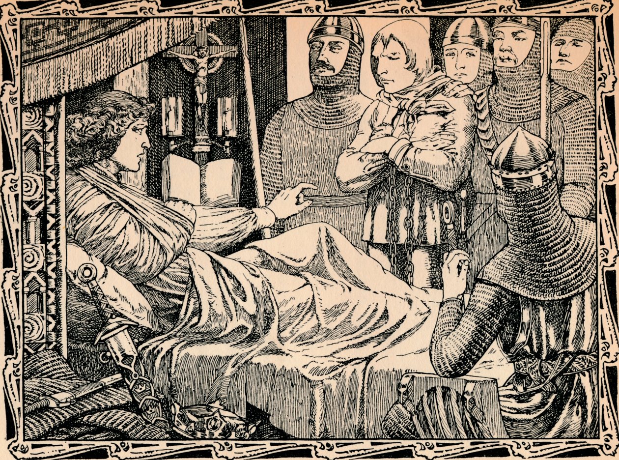 Death of King Richard I, 1902 by Patten Wilson