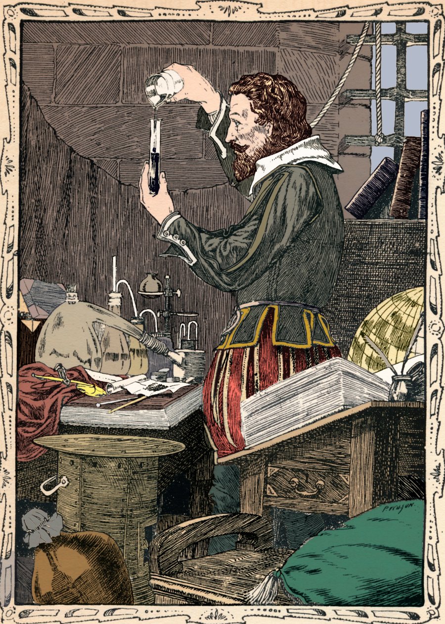 Guy Fawkes Preparing The Slow Match by Patten Wilson