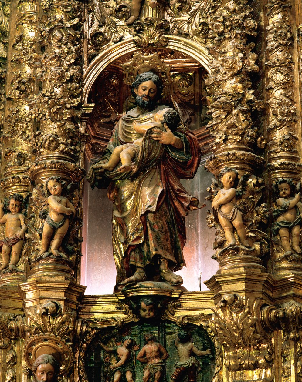 Saint Joseph with the Child Jesus by Pau Costa