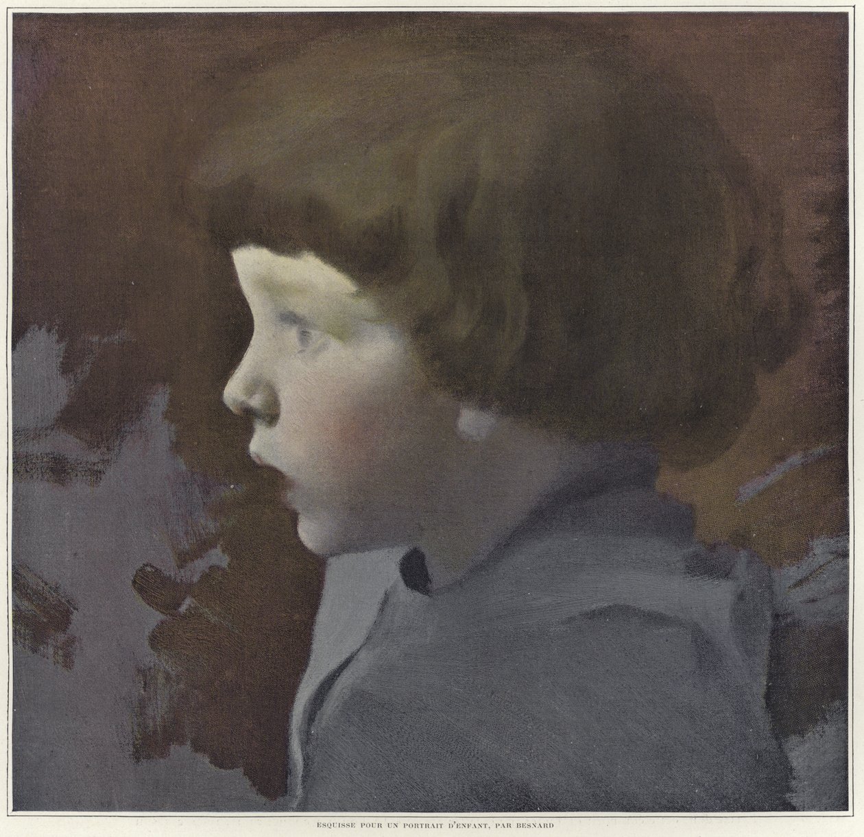 Sketch for a Portrait of a Child by Paul Albert Besnard