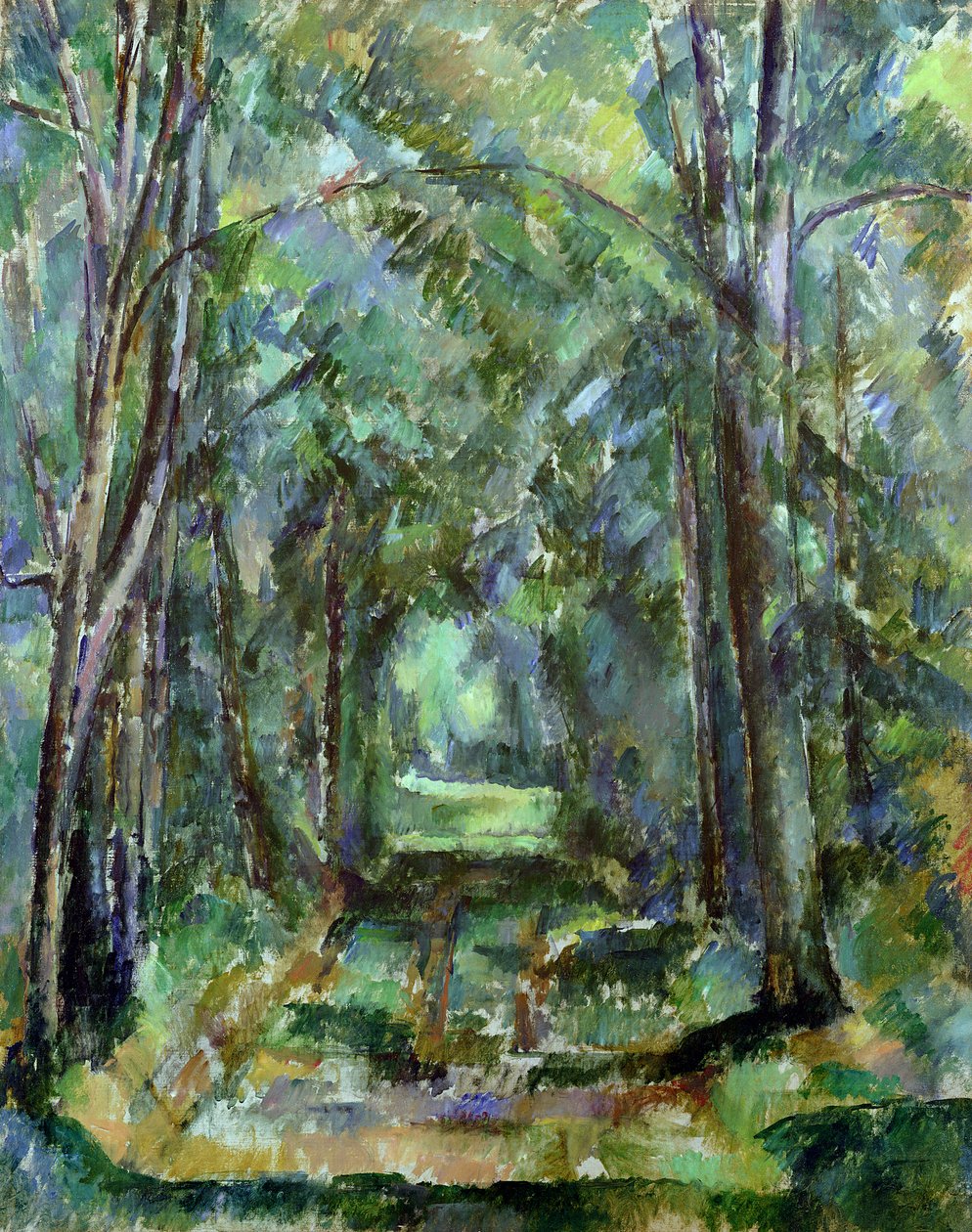 Avenue at Chantilly, 1888 by Paul Cézanne