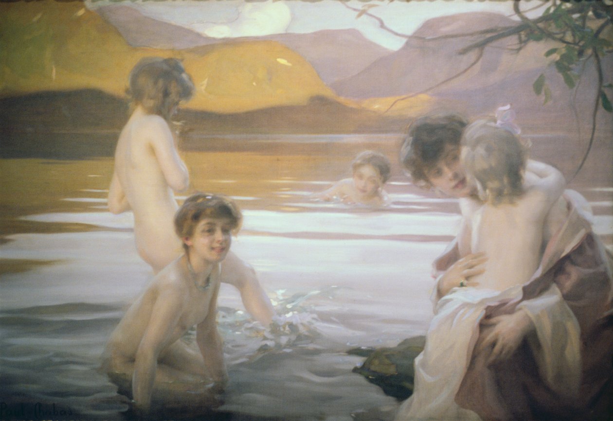 The First Bath by Paul Emile Chabas