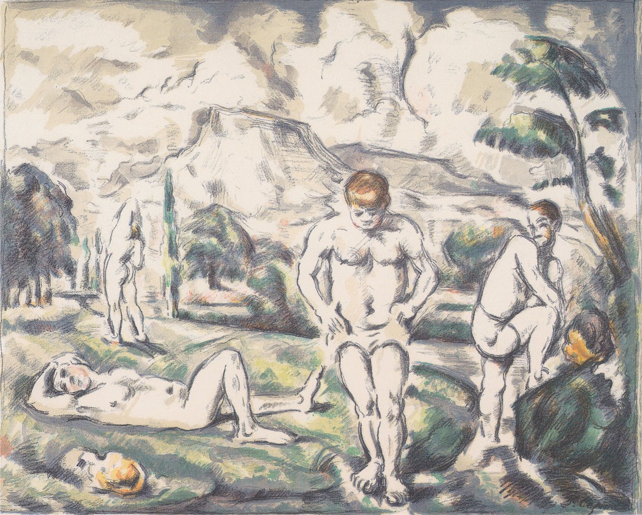 Bathers by Paul Cézanne