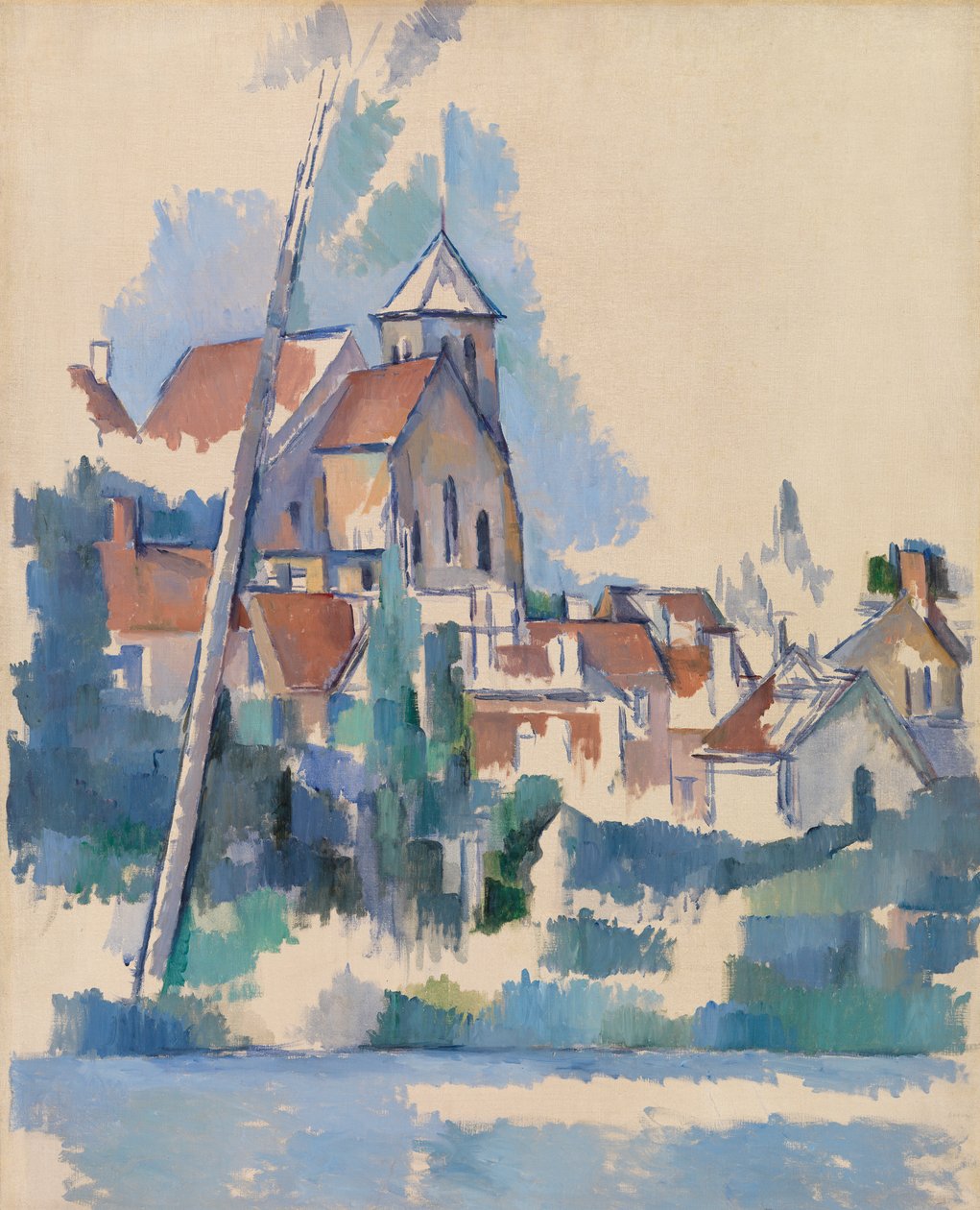 Church at Montigny-sur-Loing by Paul Cézanne