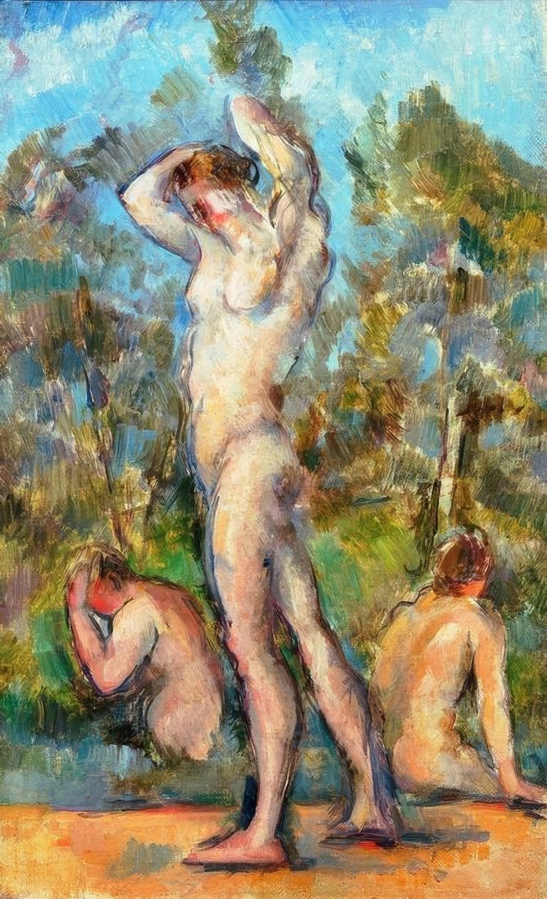 The Bath by Paul Cézanne