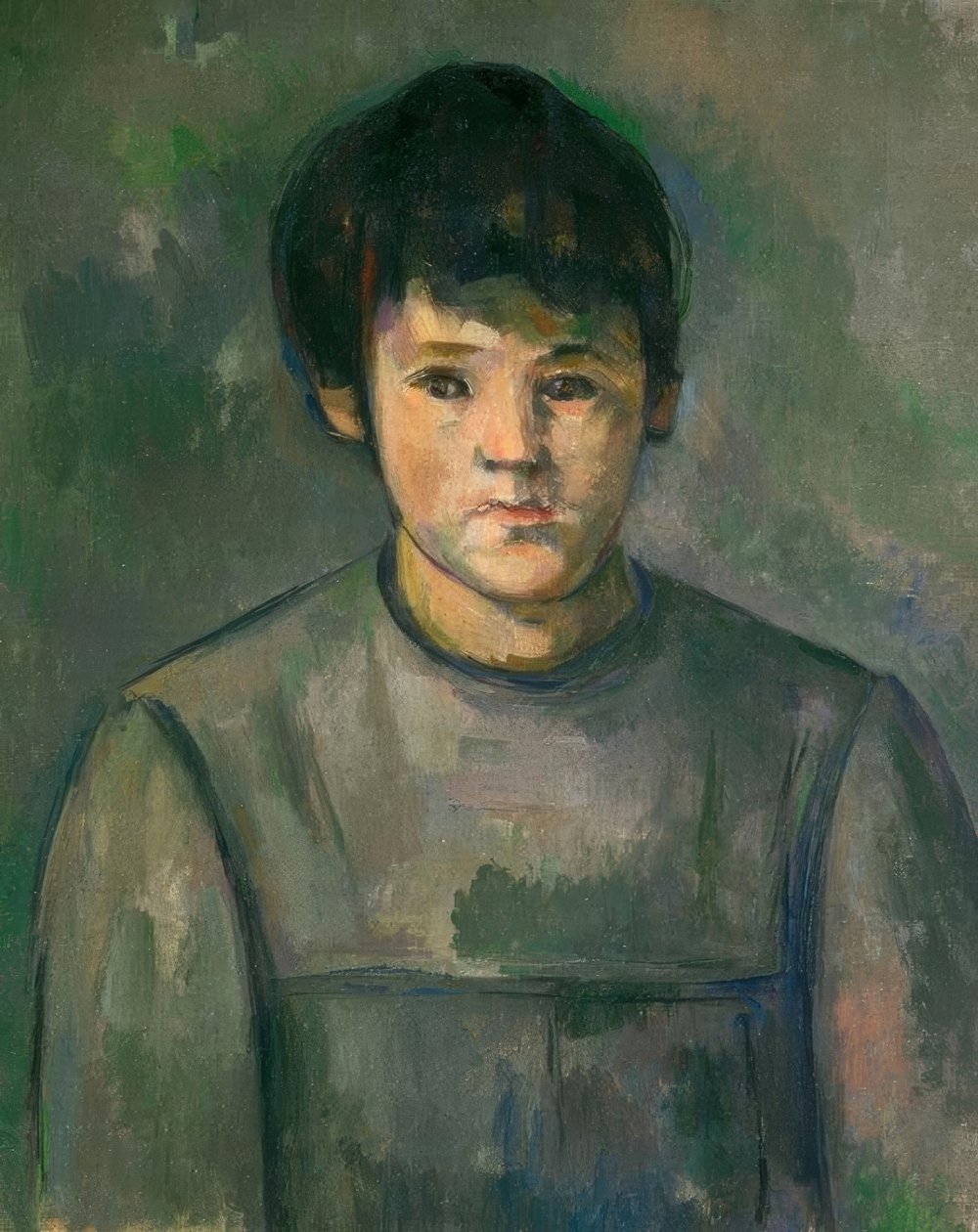 Portrait of a Little Girl by Paul Cézanne