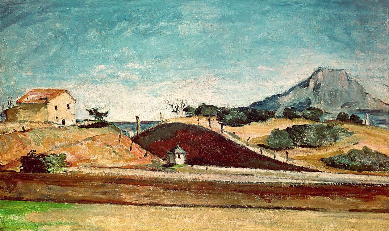 The Railway Cutting by Paul Cézanne