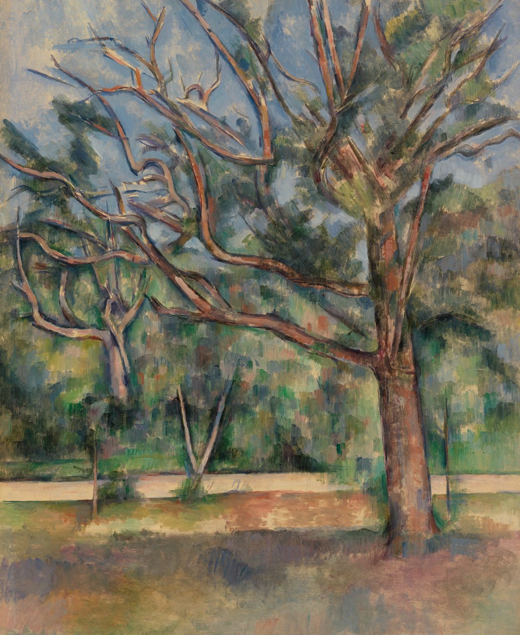 Trees and Road, c.1890 by Paul Cézanne