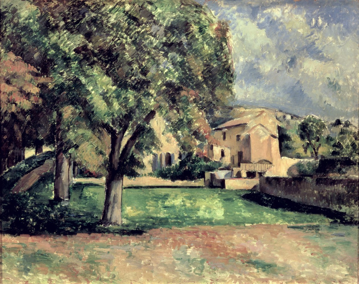 Trees in a Park, Jas de Bouffan by Paul Cézanne