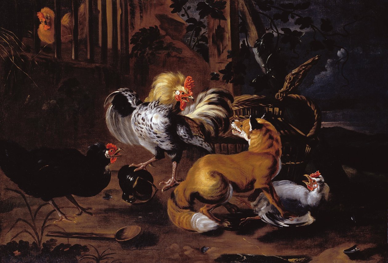 Fox and Poultry by Paul De Vos