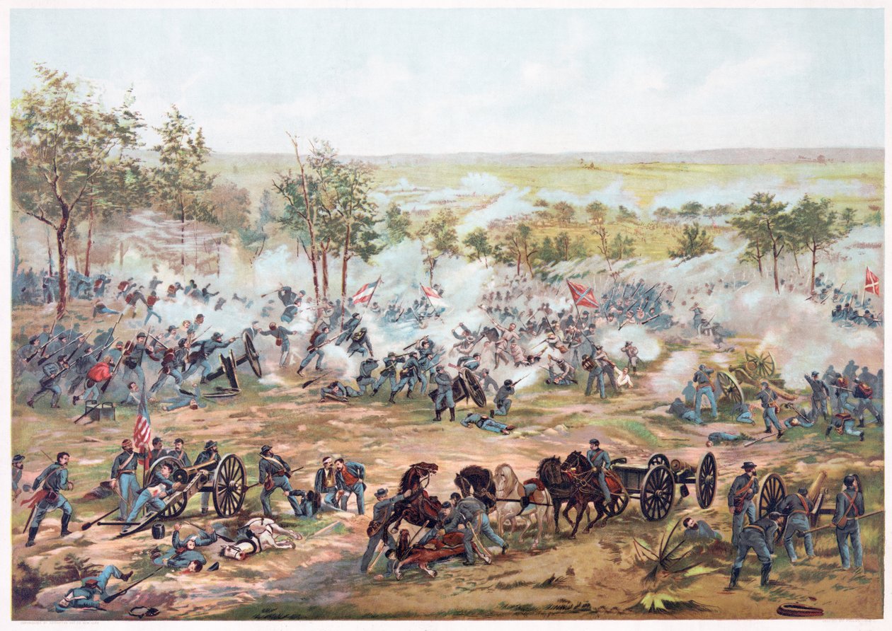 Battle of Gettysburg by Paul Dominique Philippoteaux