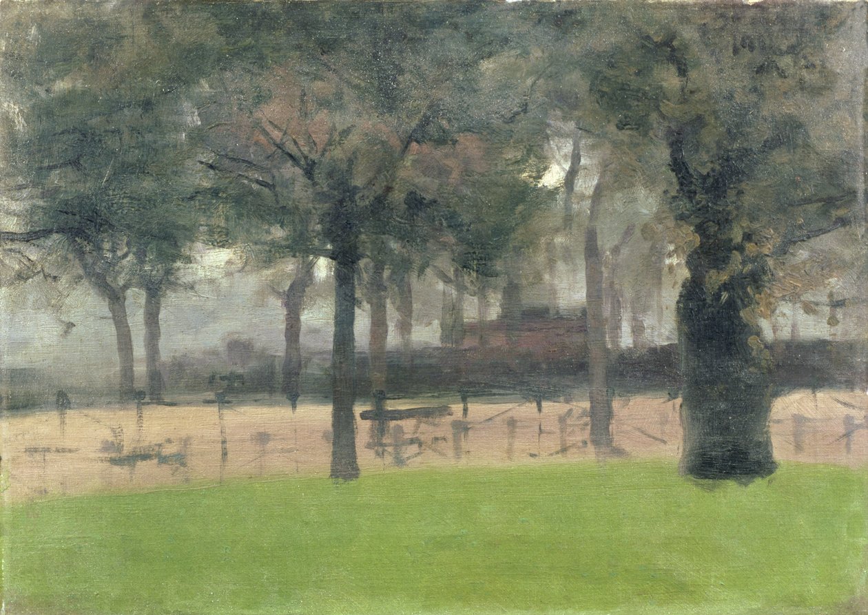 The Bandstand in Hyde Park - Close of the Day by Paul Fordyce Maitland