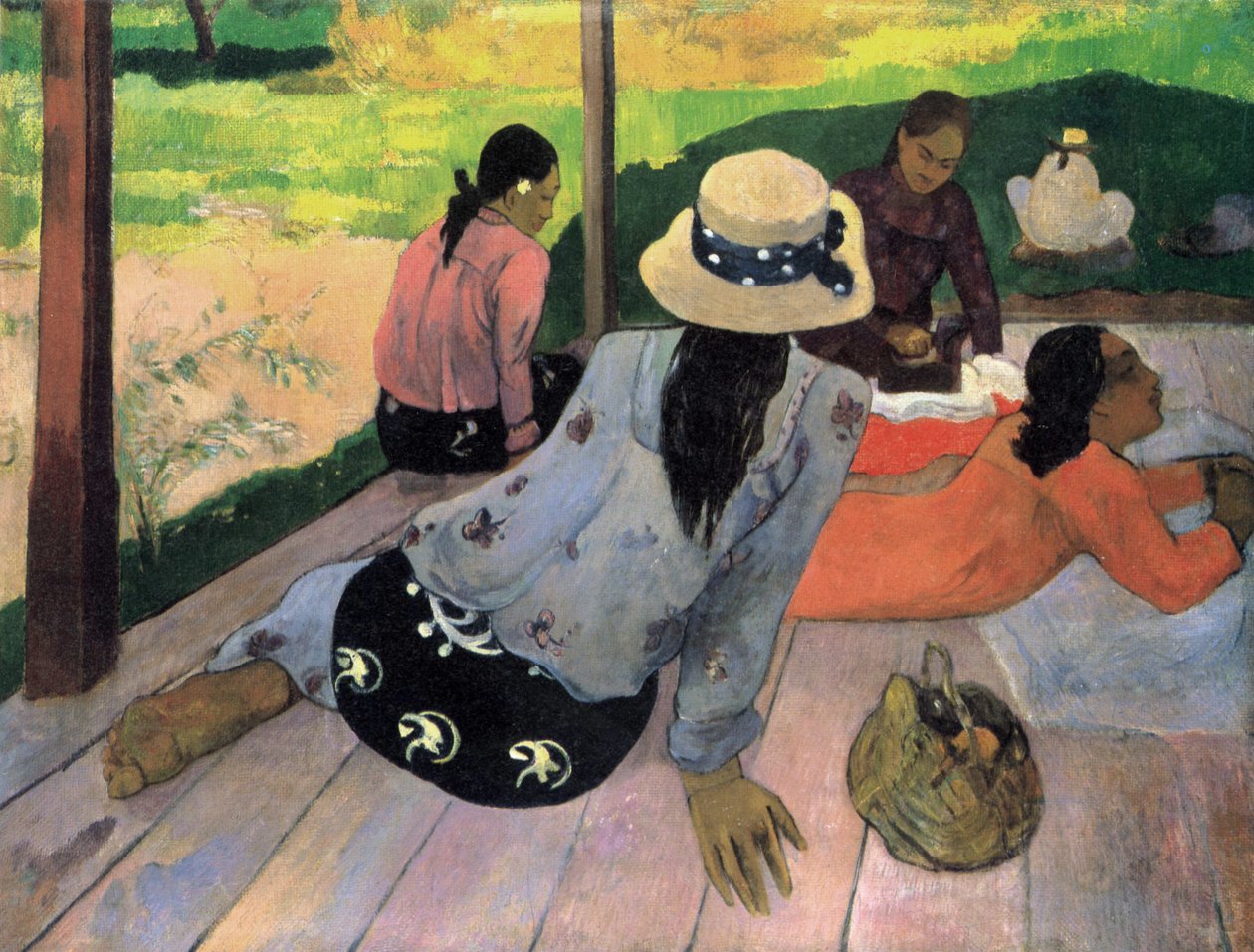 The Midday Rest by Paul Gauguin