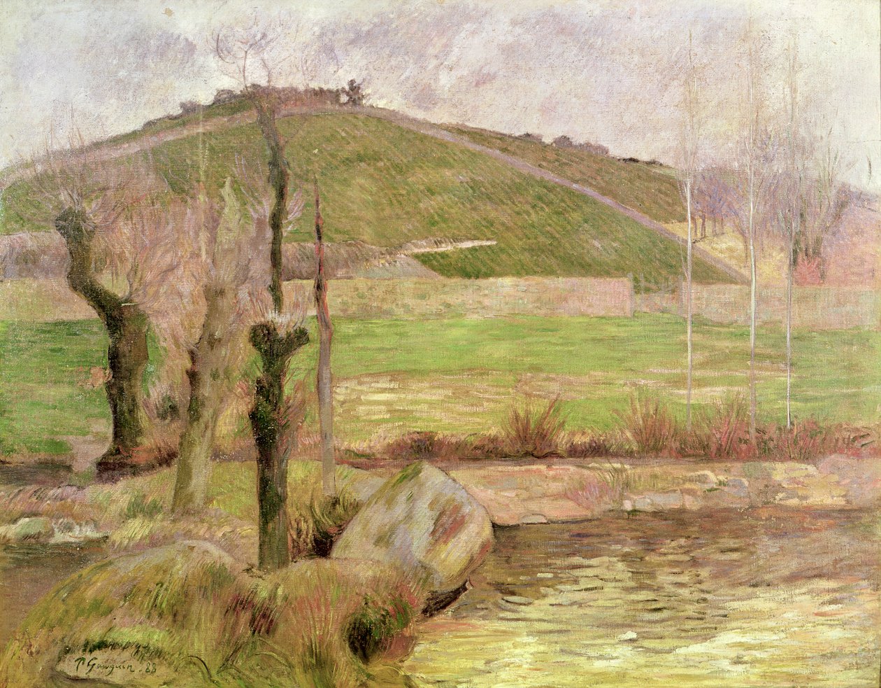Landscape Near Pont-Aven by Paul Gauguin