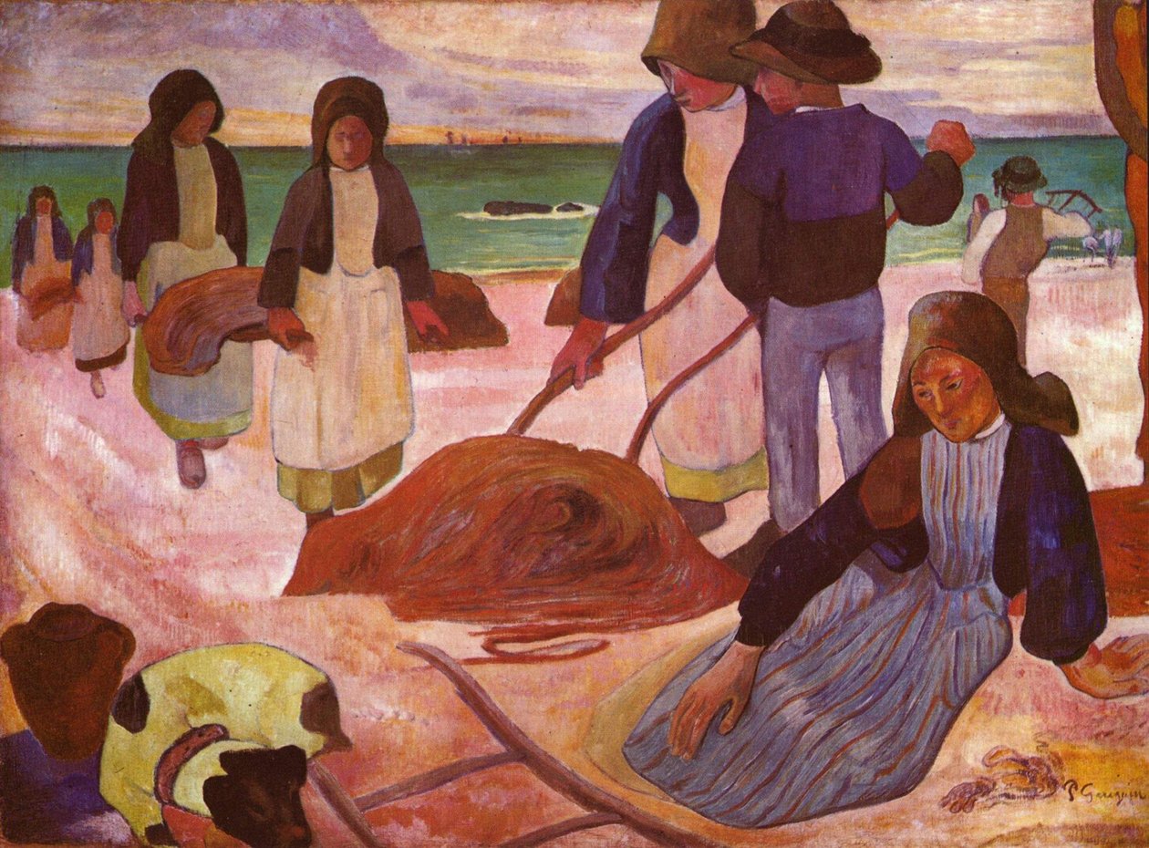 Seaweed Gatherers by Paul Gauguin