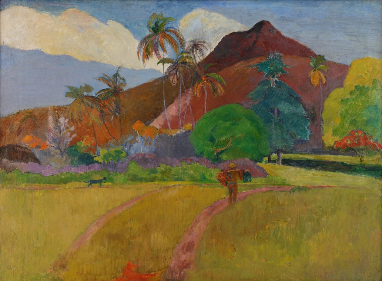 Tahitian Landscape by Paul Gauguin