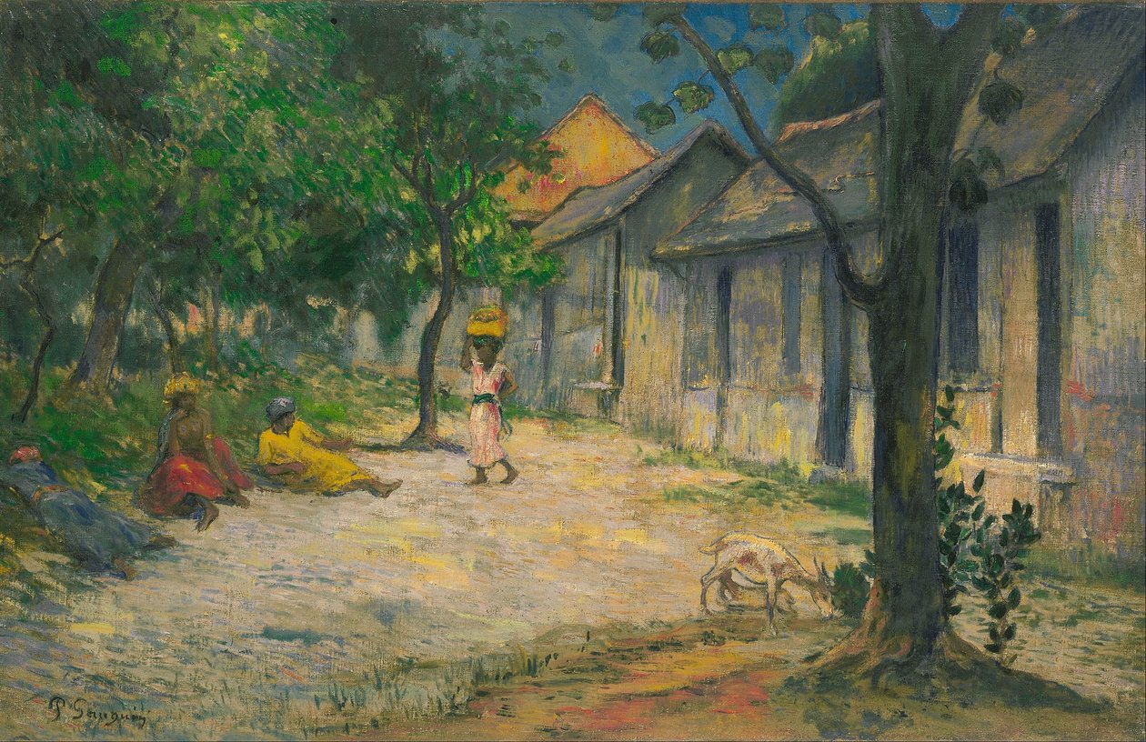 Village in Martinique by Paul Gauguin