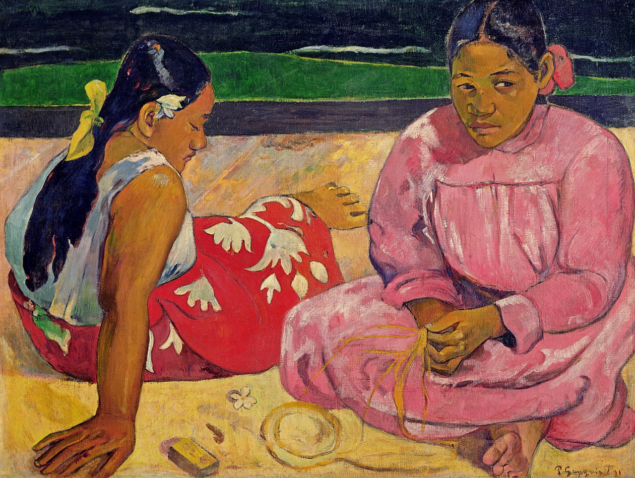 Women of Tahiti, On the Beach, 1891 by Paul Gauguin