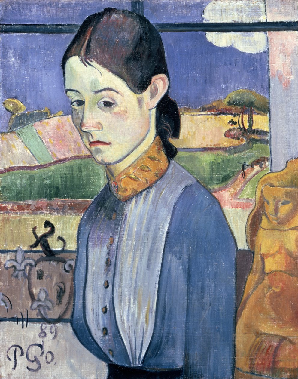 Young Breton Woman, 1889 by Paul Gauguin