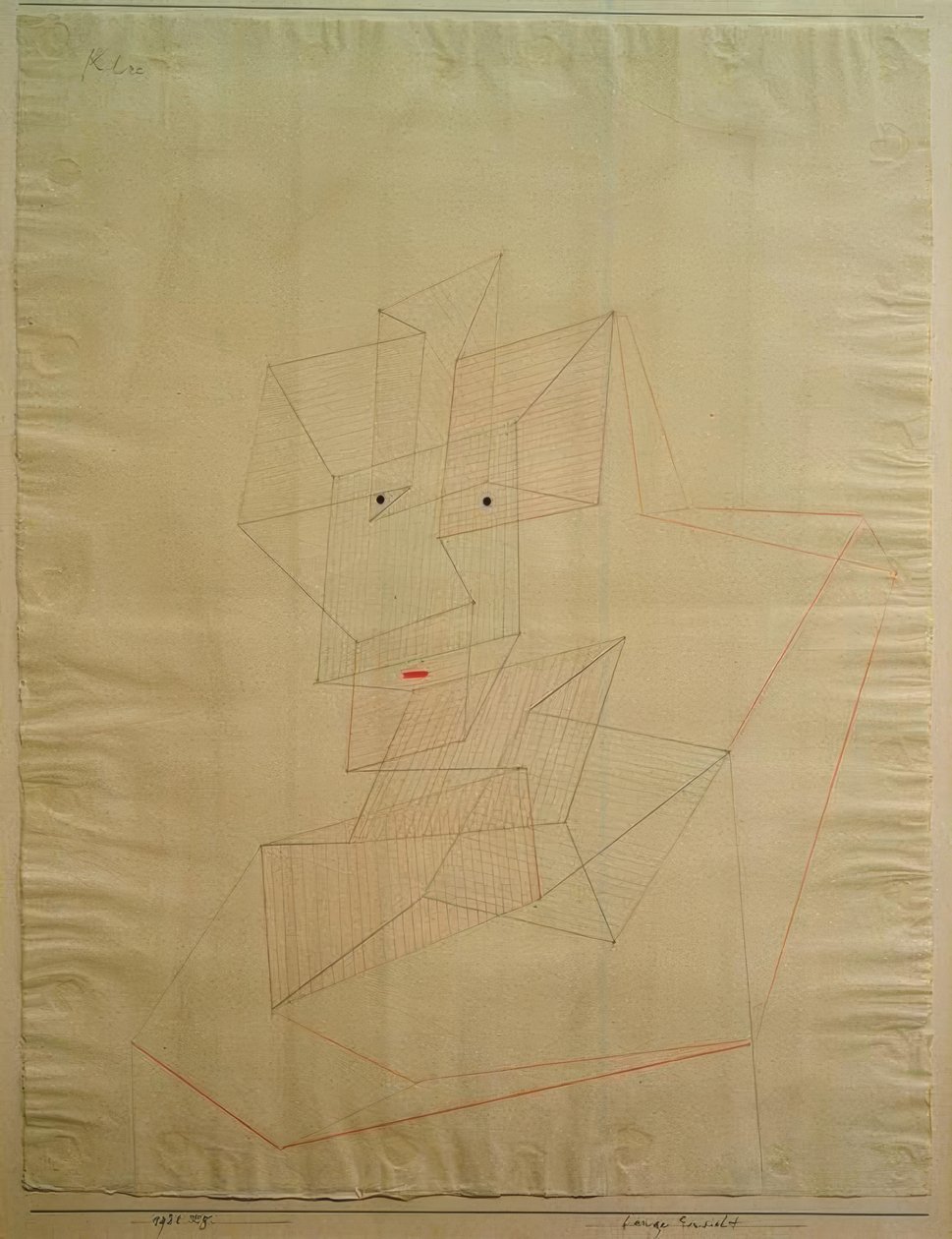 Anxious Insight by Paul Klee