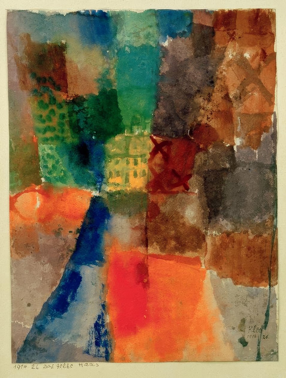 The Yellow House by Paul Klee