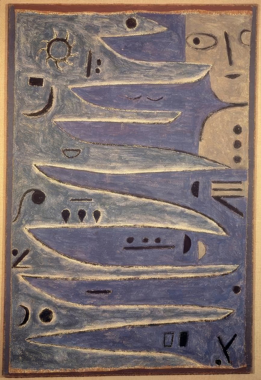 The Gray and the Coast by Paul Klee
