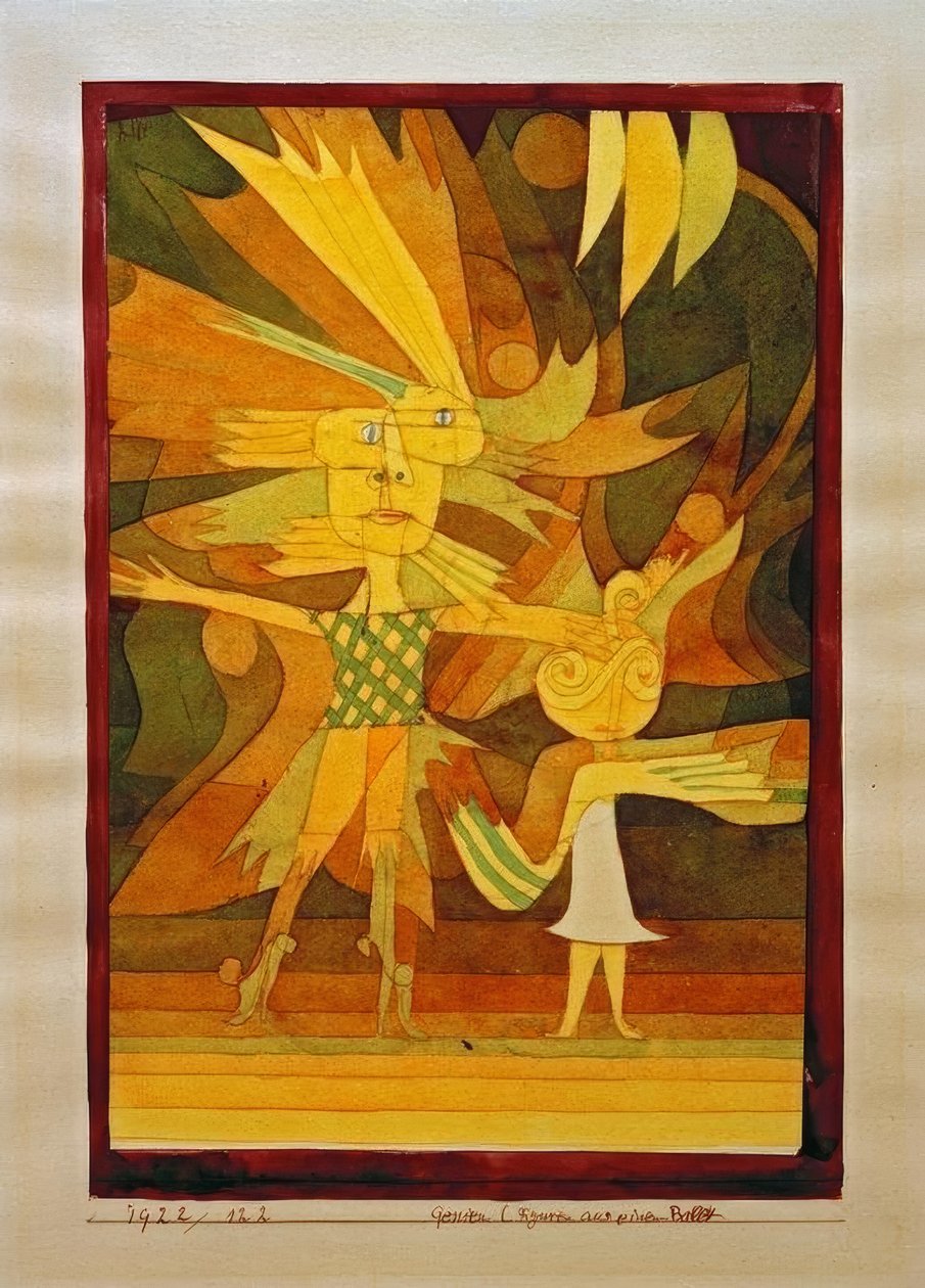 Genii (Figures from a Ballet) by Paul Klee