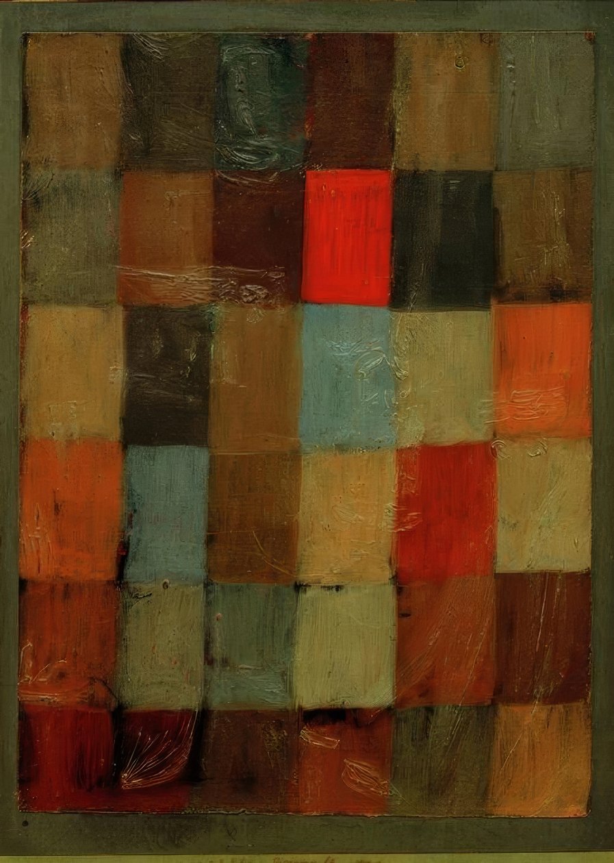Harmony Blue=Orange by Paul Klee
