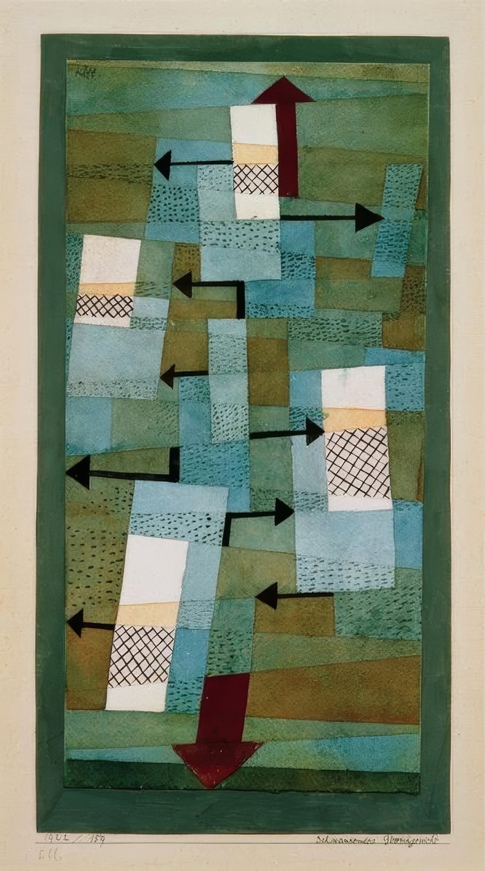 Unstable Equilibrium by Paul Klee
